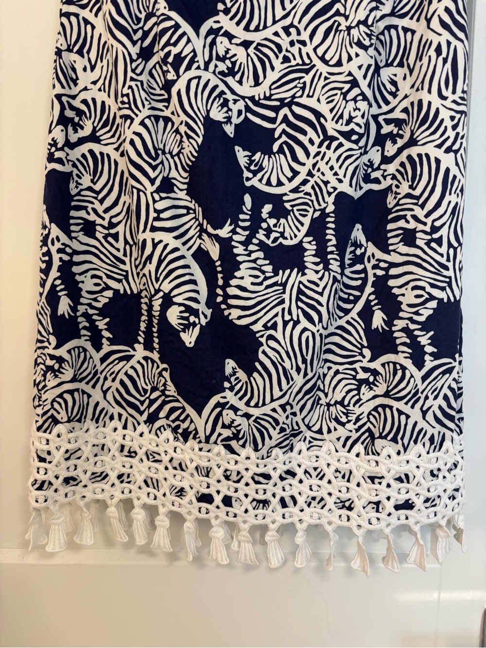Lilly Pulitzer Thompson Shift Dress In Bright Navy I Herd You Print Size 00 View 5